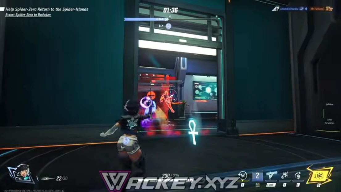 Skeleton ESP and health bars